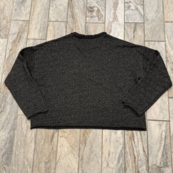 Zara Trafaluc women's small gray "I am Bellisima All The Time" sweatshirt - Picture 5 of 5